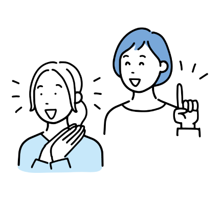 話している社員